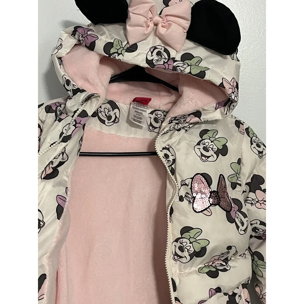 Disney Minnie Puffer Jacker Sz 6 / 6x